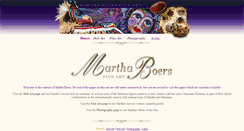 Desktop Screenshot of marthaboers.com